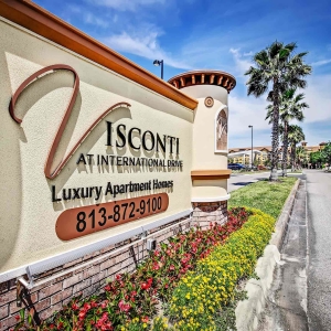 Visconti Signage Luxury Apartment Homes 813-872-9100