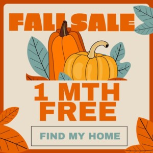 fall sale- 1 month free