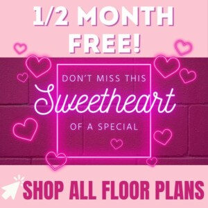 1/2 month off select homes