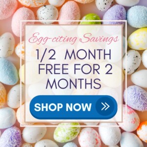 1/2 month free for 2 months