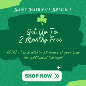 March specials - Get up to 2 months free plus additional savings when you lease within 24 hours of touring.
